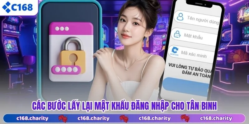 Các bước lấy lại mật khẩu đăng nhập cho tân binh