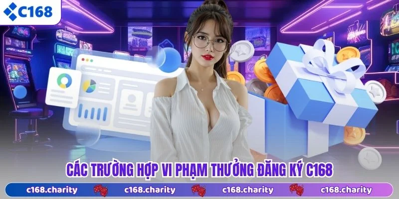 Các trường hợp vi phạm thưởng đăng ký C168